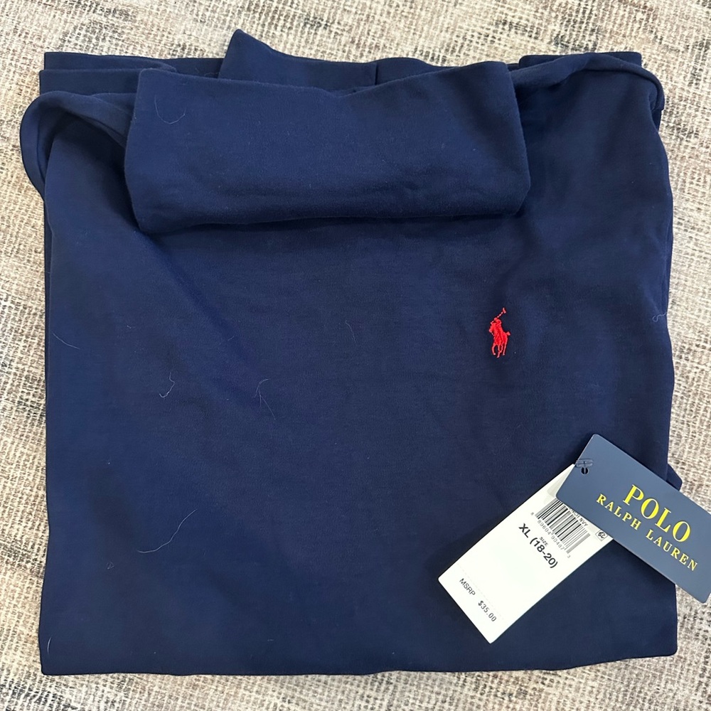 Polo by Ralph Lauren boys Deep Blue Polo Shirt